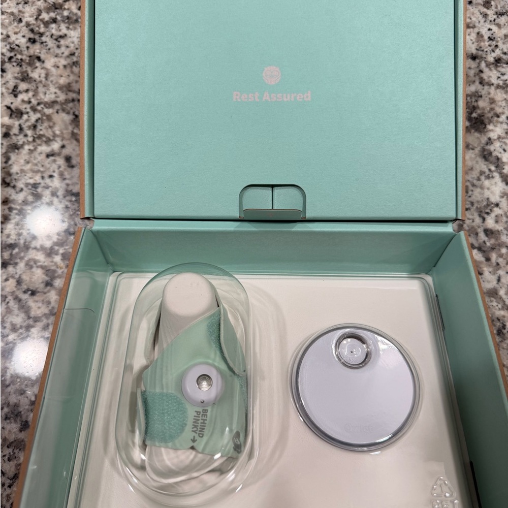 Owlet Smart Baby Monitor Sock - Mint - Picture 3 of 5